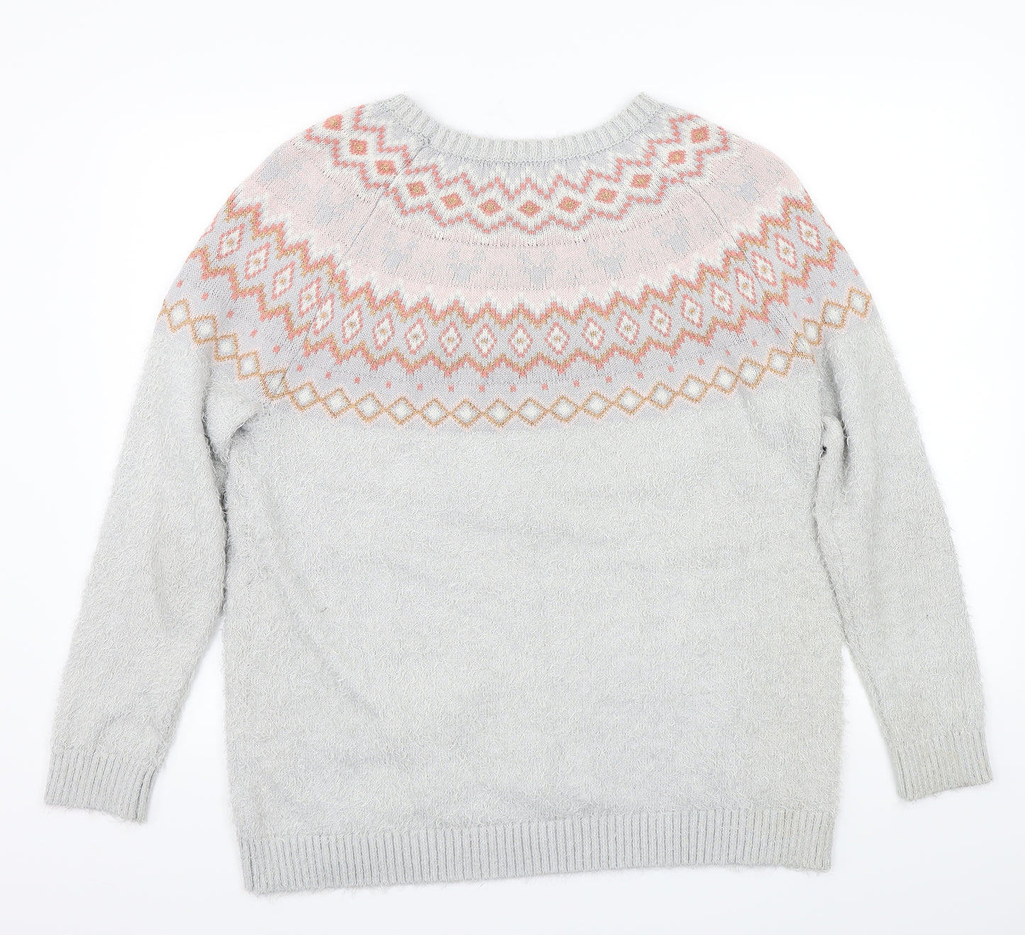 Nutmeg Womens Grey   Pullover Jumper Size 20