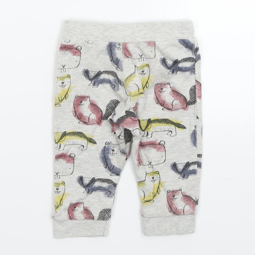F&F Baby Grey   Jogger Trousers Size 6-9 Months