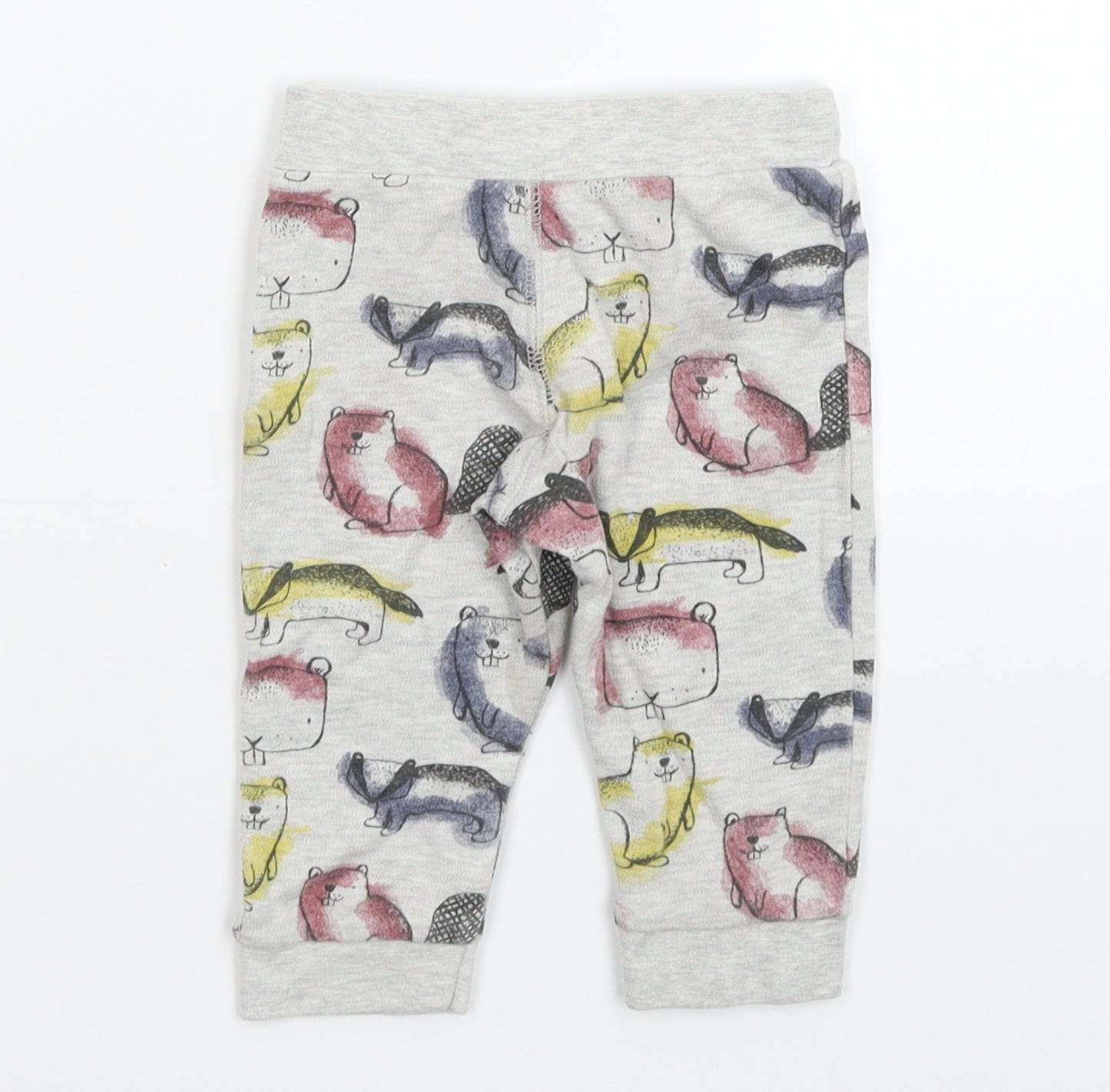 F&F Baby Grey   Jogger Trousers Size 6-9 Months