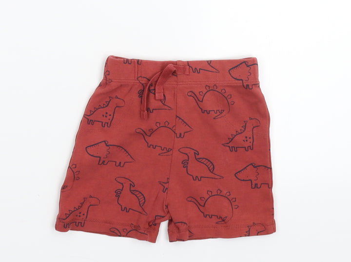 George Baby Brown   Cropped Trousers Size 6-9 Months