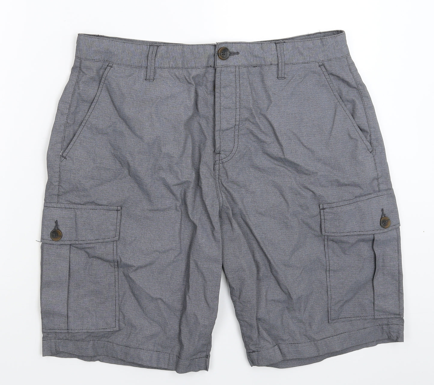 George Mens Grey   Cargo Shorts Size 34