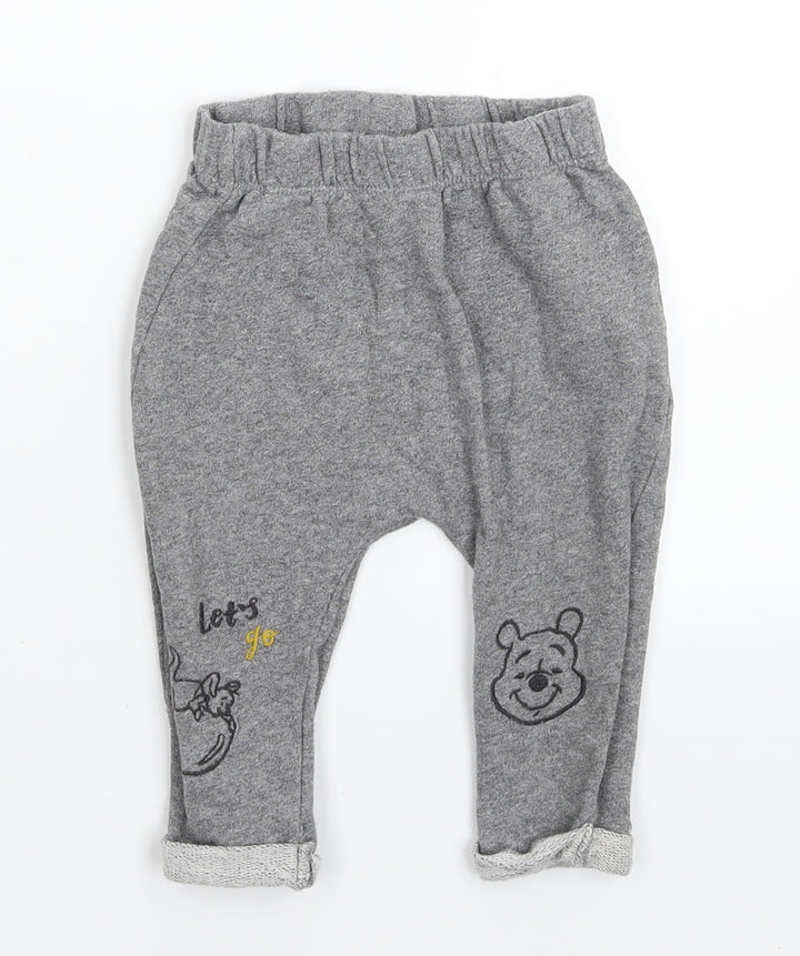 Disney Baby Grey   Sweatpants Trousers Size 9-12 Months