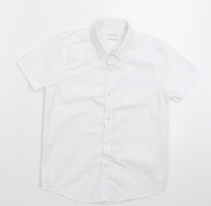 NEXT Boys White   Basic Button-Up Size 7 Years