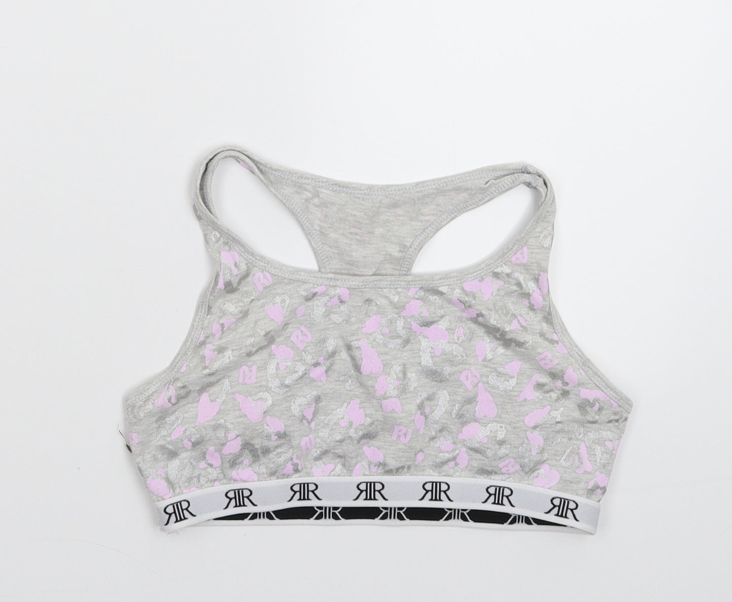 River Island Girls Grey   Cropped Tank Size 11-12 Years