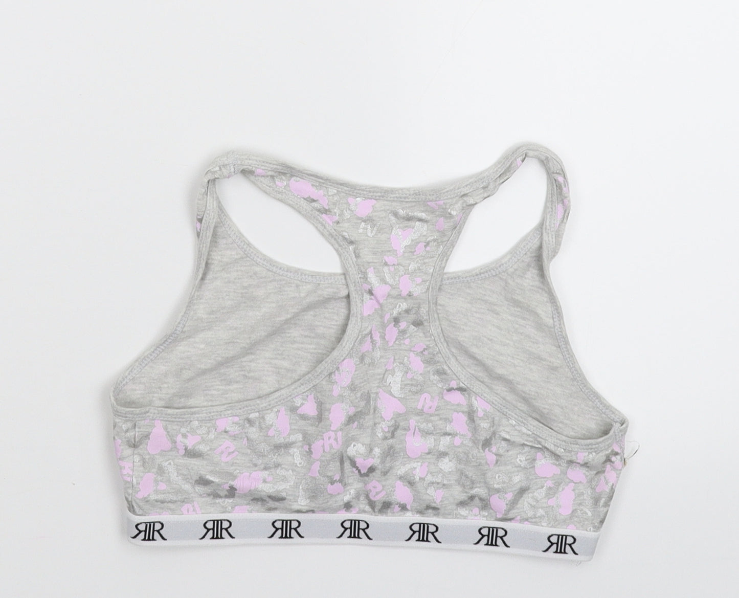 River Island Girls Grey   Cropped Tank Size 11-12 Years
