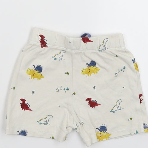 George Baby White   Cropped Trousers Size 6-9 Months  - Shorts