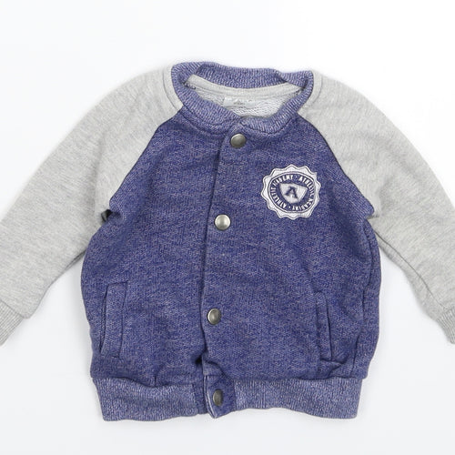 F&F Baby Multicoloured   Varsity Jacket Jacket Size 3-6 Months