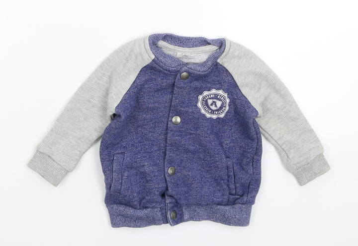 F&F Baby Multicoloured Varsity Jacket Jacket Size 3-6 Months