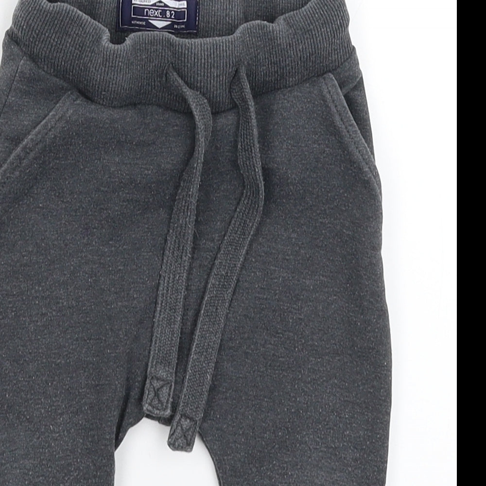 NEXT Baby Grey   Jogger Trousers Size 12-18 Months