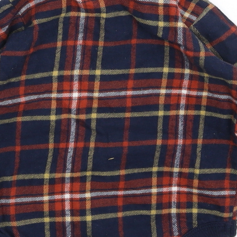 Matalan Baby Multicoloured Check  Babygrow One-Piece Size 6-9 Months