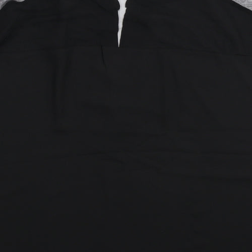 Emery Rose Womens Black   Basic Blouse Size XL