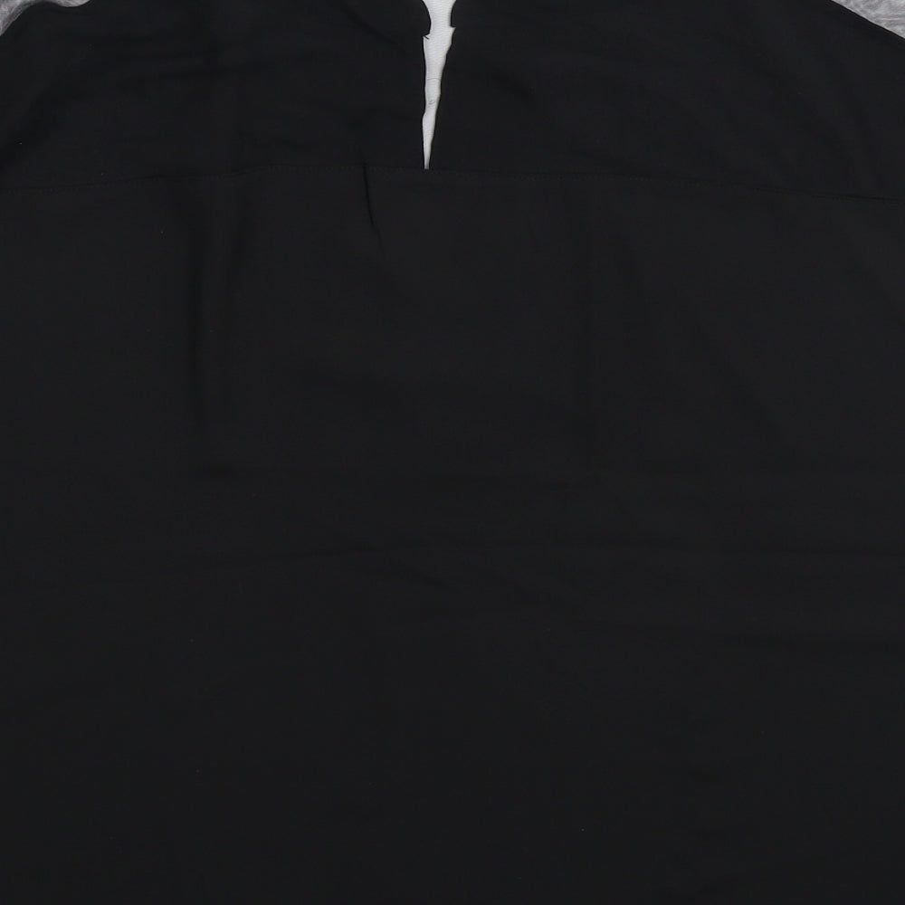 Emery Rose Womens Black   Basic Blouse Size XL