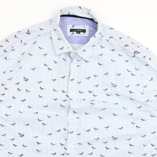Linea Mens Blue    Button-Up Size XL