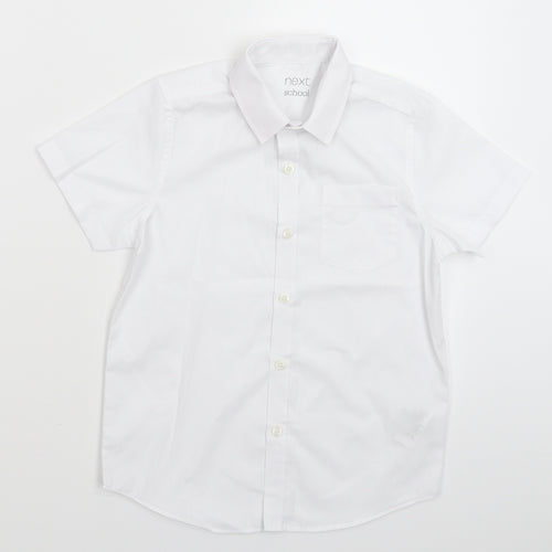 NEXT Boys White   Basic Button-Up Size 7 Years