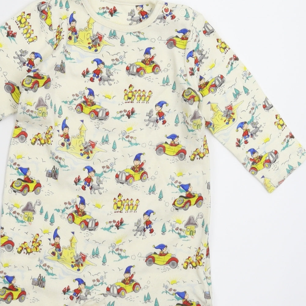 Noddy Baby White   Babygrow One-Piece Size 6-9 Months