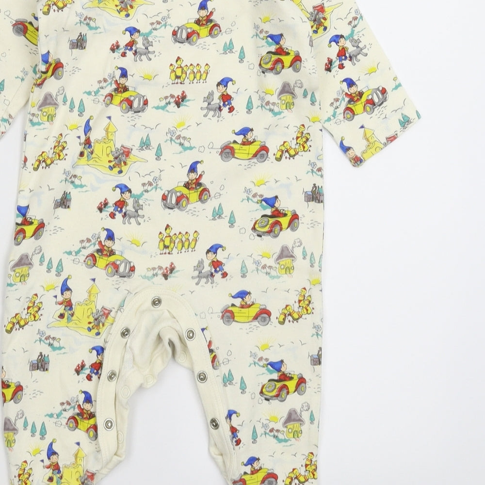 Noddy Baby White   Babygrow One-Piece Size 6-9 Months