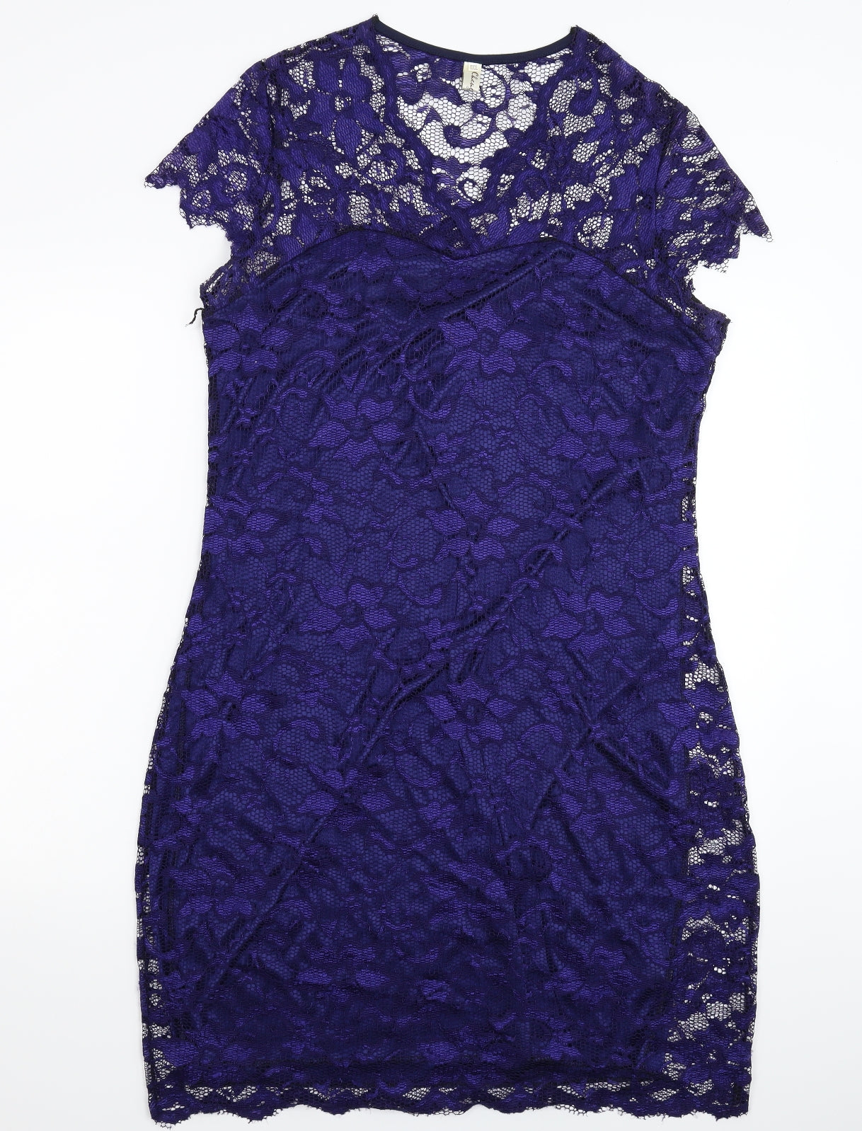 Cheng Xin Womens Blue Floral  Bodycon  Size 2XL