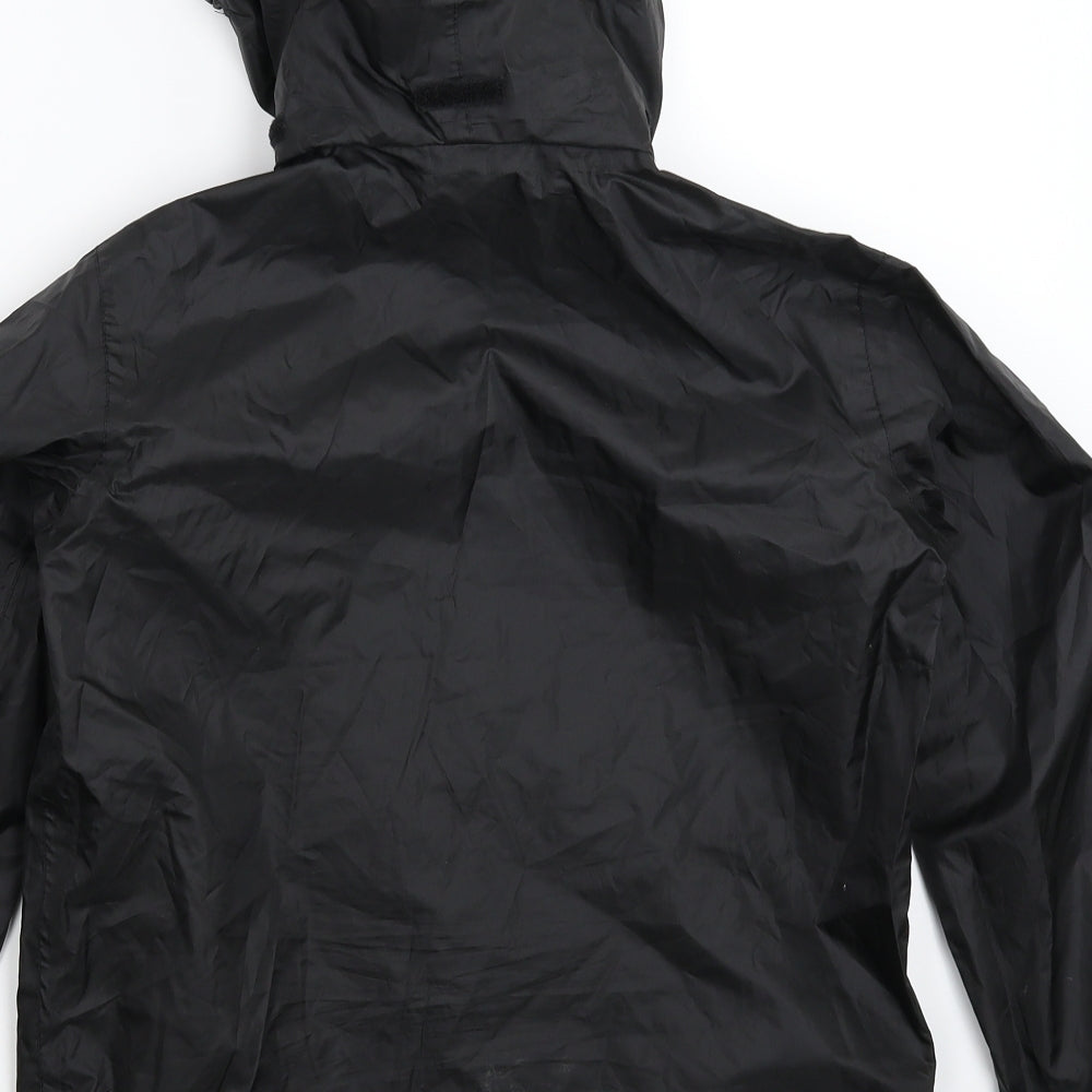 Gelert Boys Black   Rain Coat Jacket Size 9-10 Years