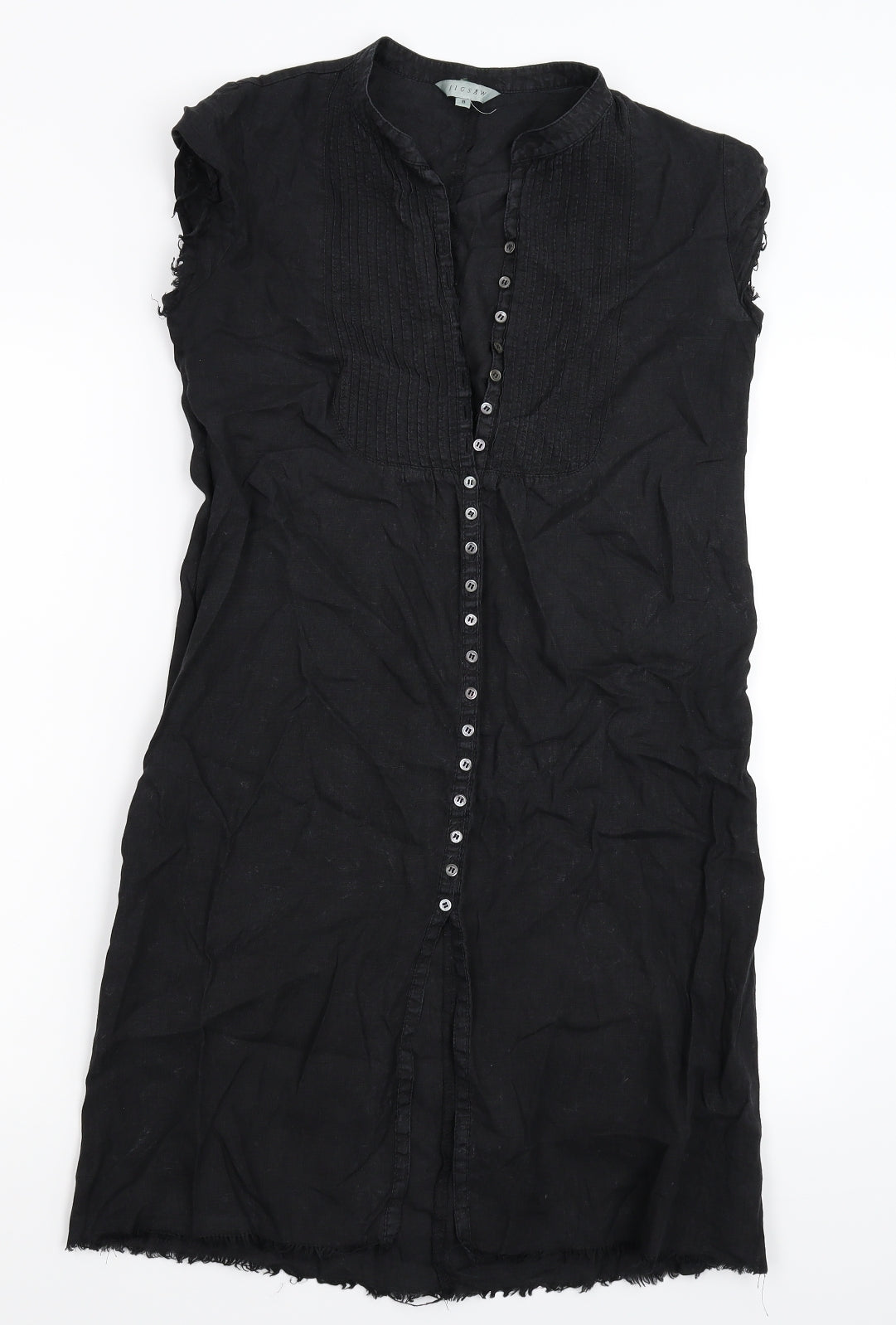 Jigsaw Womens Black   Shirt Dress  Size 8