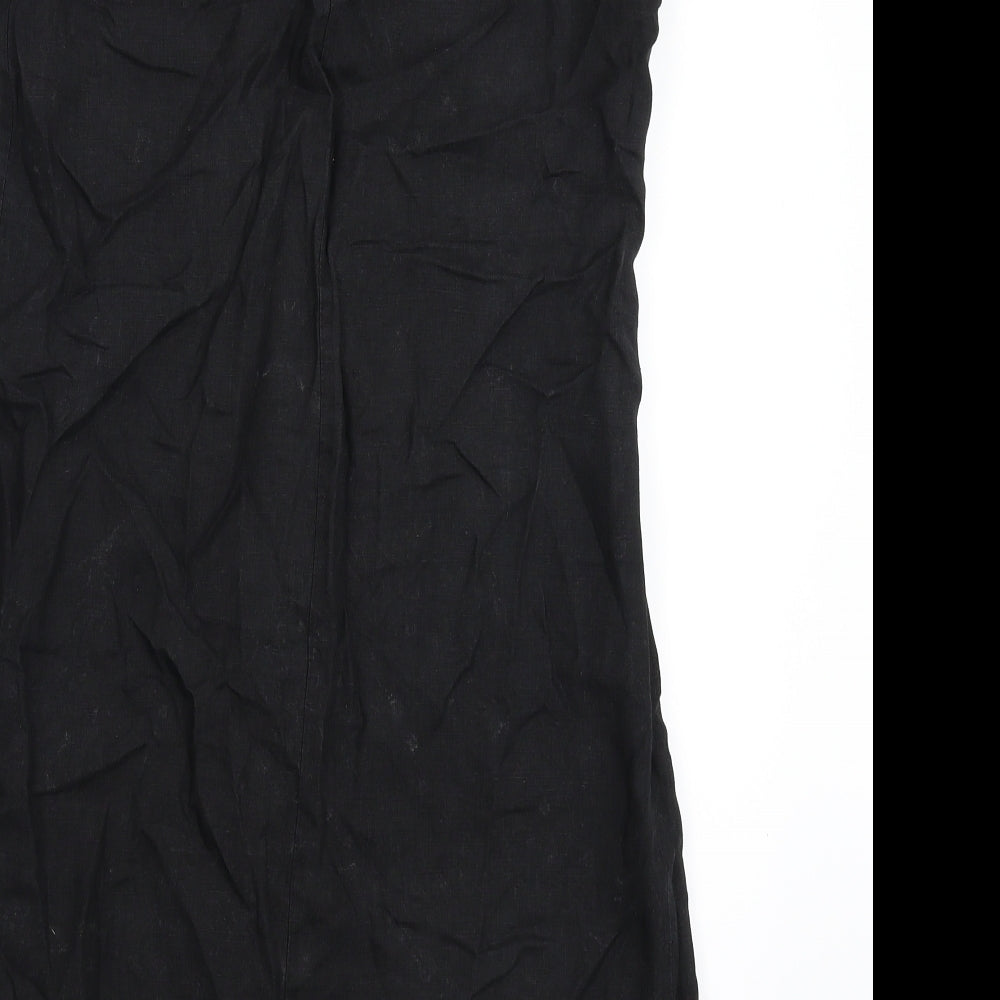 Jigsaw Womens Black   Shirt Dress  Size 8