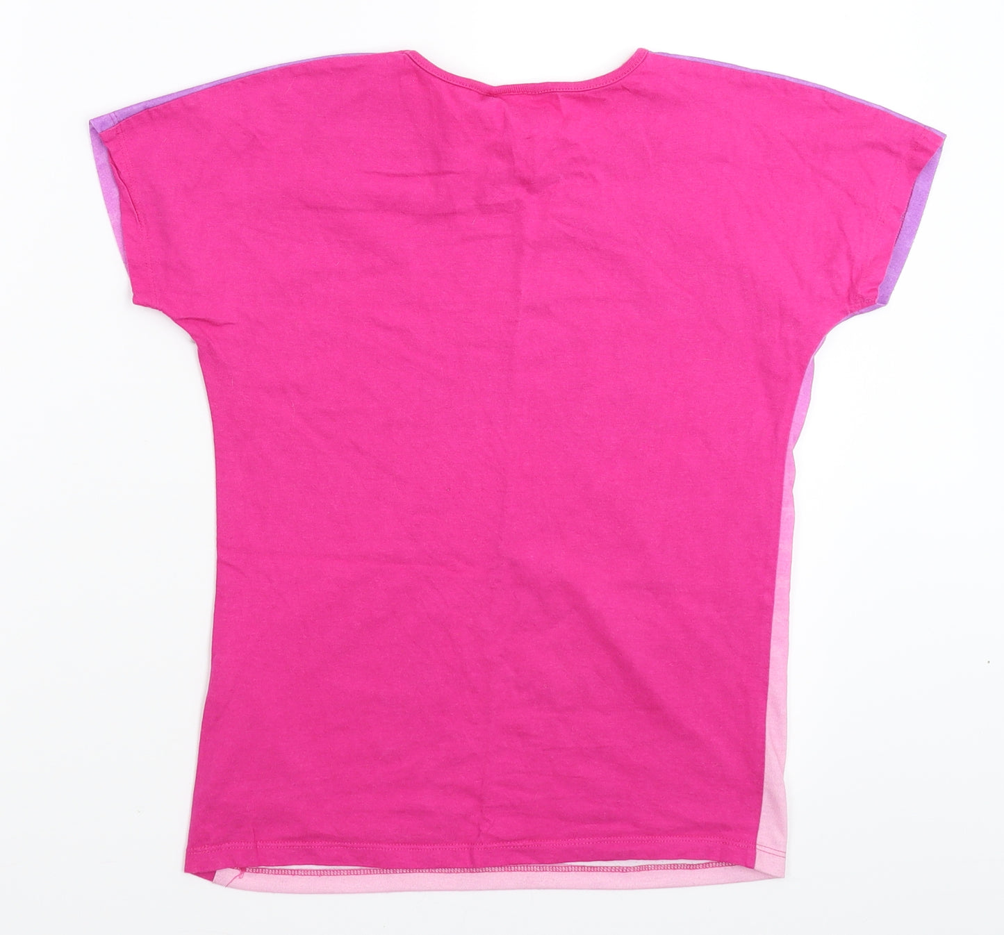 Shopkins Girls Pink   Basic T-Shirt Size 9-10 Years