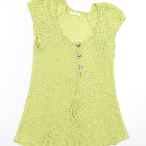 Marks and Spencer Womens Green   Cardigan Jumper Size 10