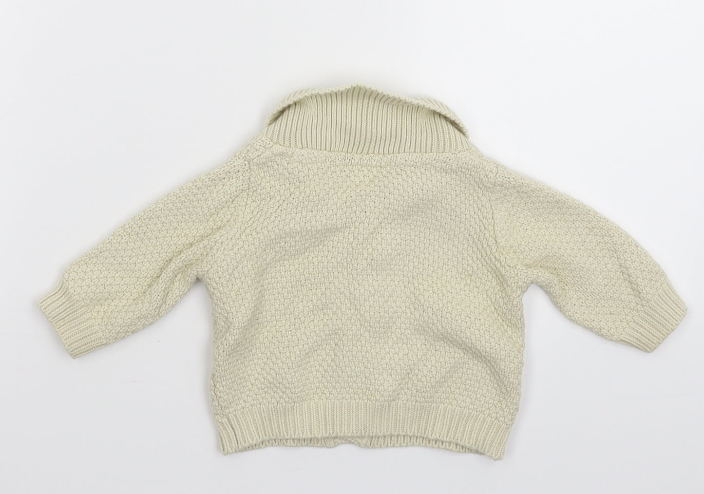 NEXT Boys White   Cardigan Jumper Size 3 Years