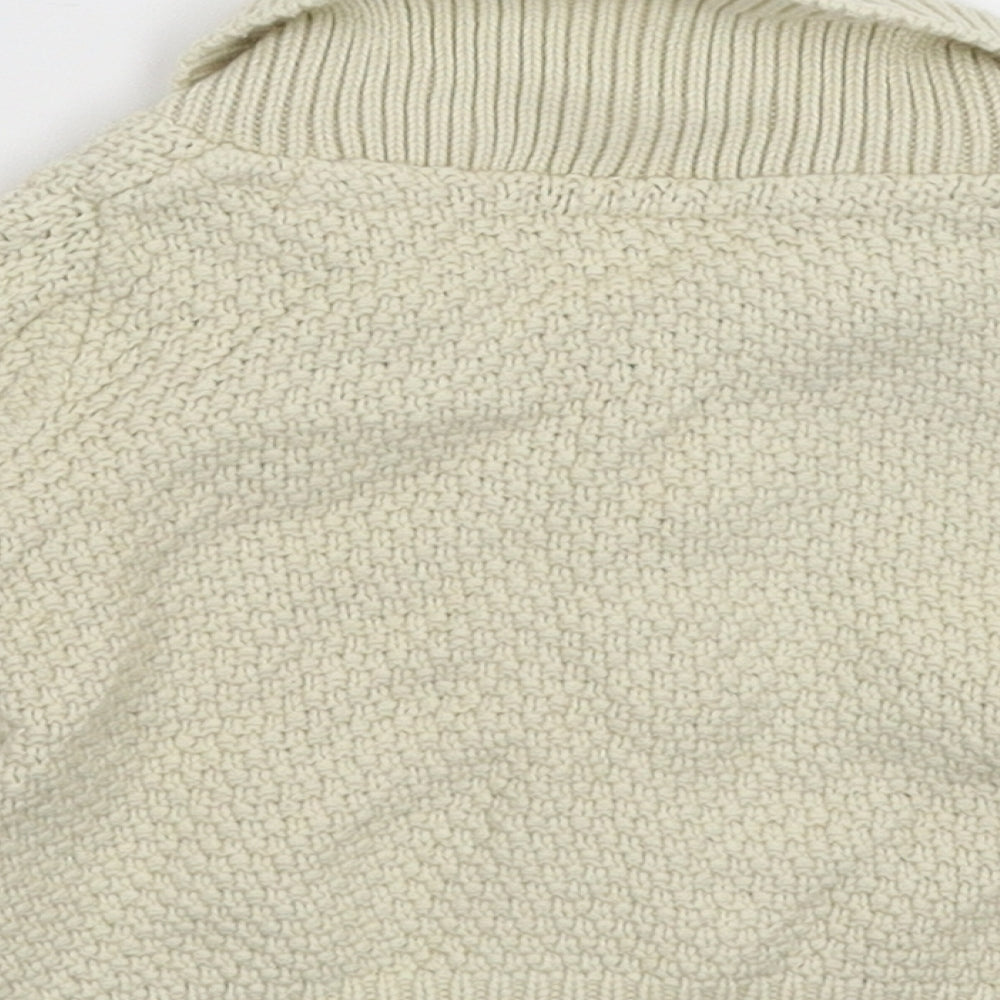 NEXT Boys White   Cardigan Jumper Size 3 Years