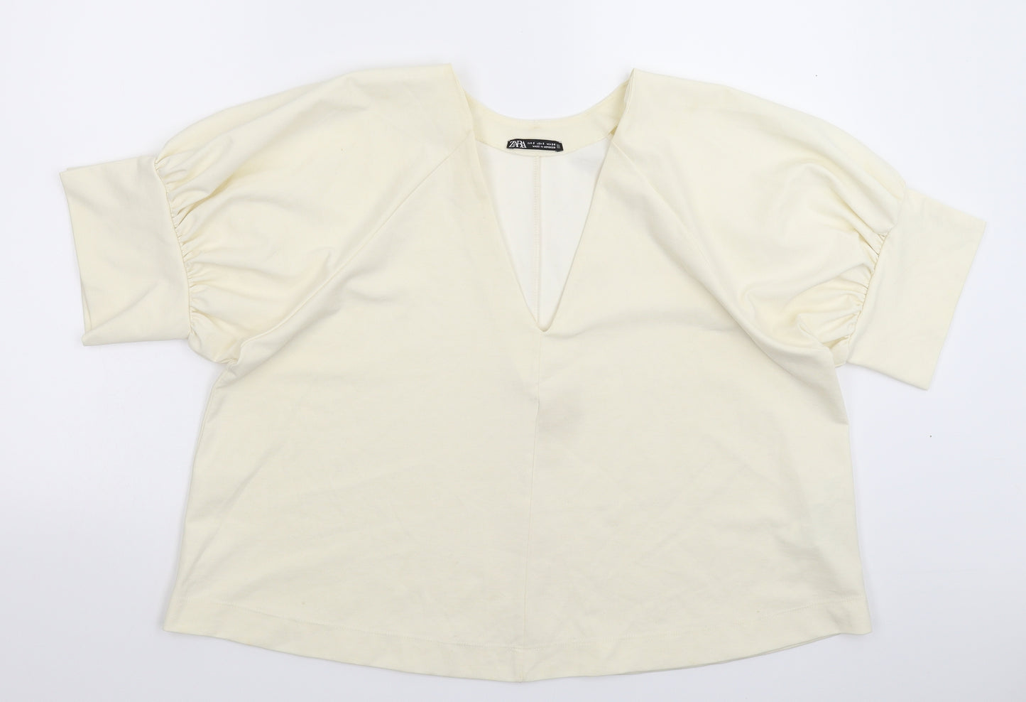 Zara Womens White   Basic T-Shirt Size S