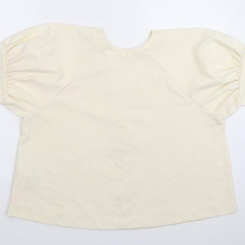Zara Womens White   Basic T-Shirt Size S