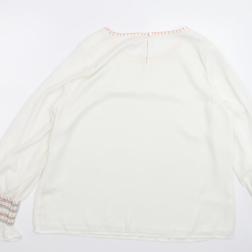 TU Womens White   Basic Blouse Size 18