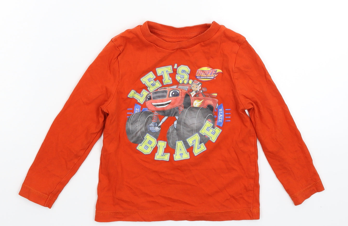 George Boys Orange   Basic T-Shirt Size 18-24 Months