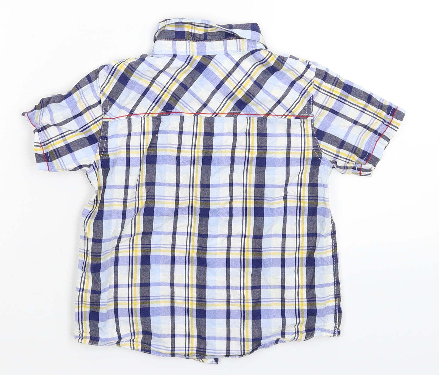 Mini Club Boys Multicoloured Check  Basic Button-Up Size 2-3 Years