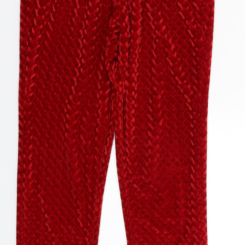 Vine Girls Red   Capri Trousers Size 14 Years - Leggings