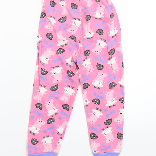 TU Girls Pink Solid  Cami Pyjama Pants Size 3-4 Years