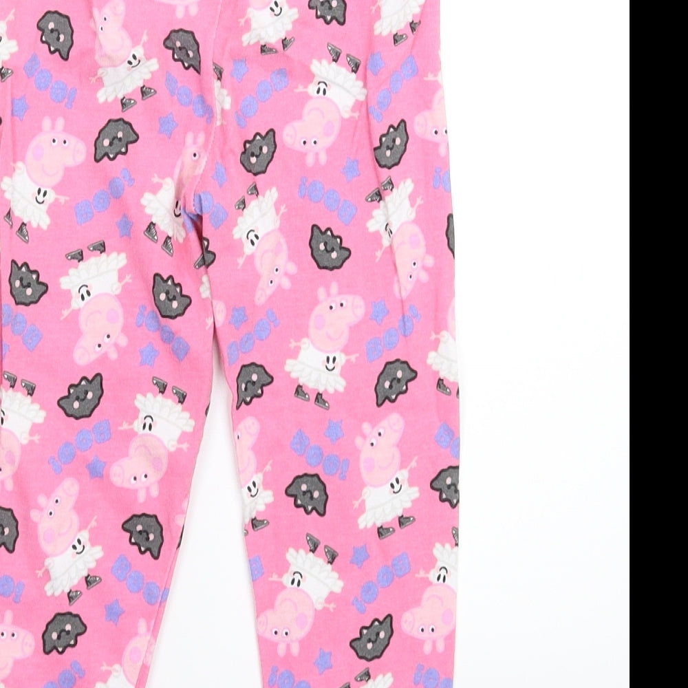 TU Girls Pink Solid  Cami Pyjama Pants Size 3-4 Years