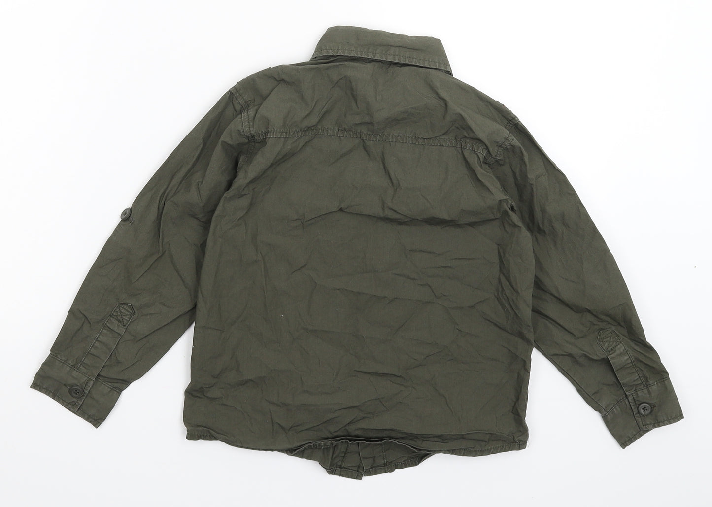 George Boys Grey   Basic Button-Up Size 4-5 Years