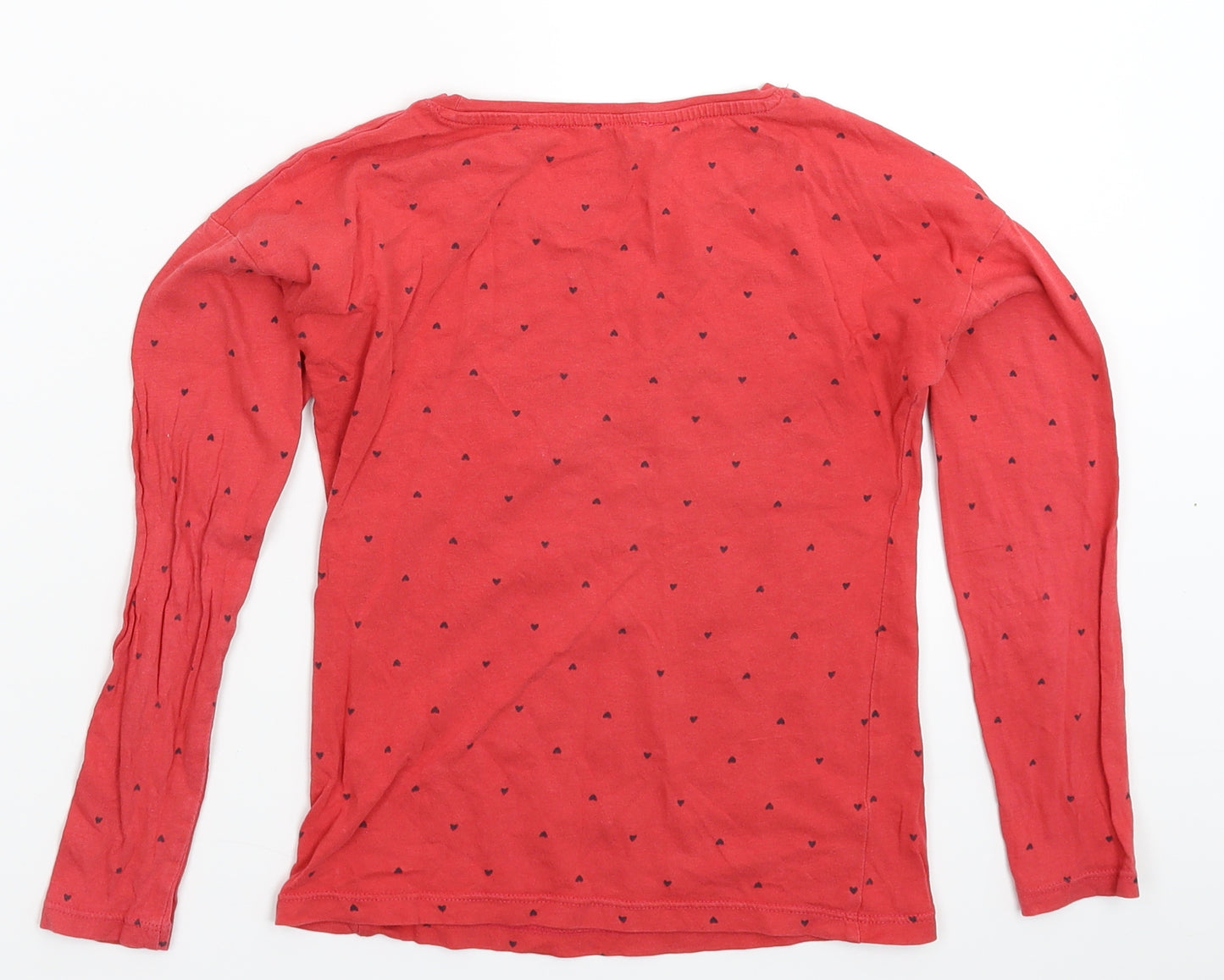 Cool Club Girls Red   Basic T-Shirt Size 9-10 Years