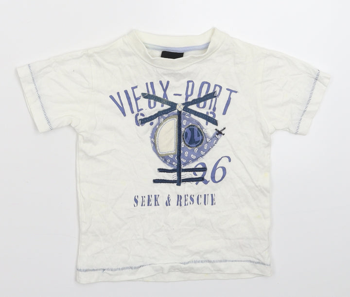 NEXT Baby White Basic T-Shirt Size 9-12 Months