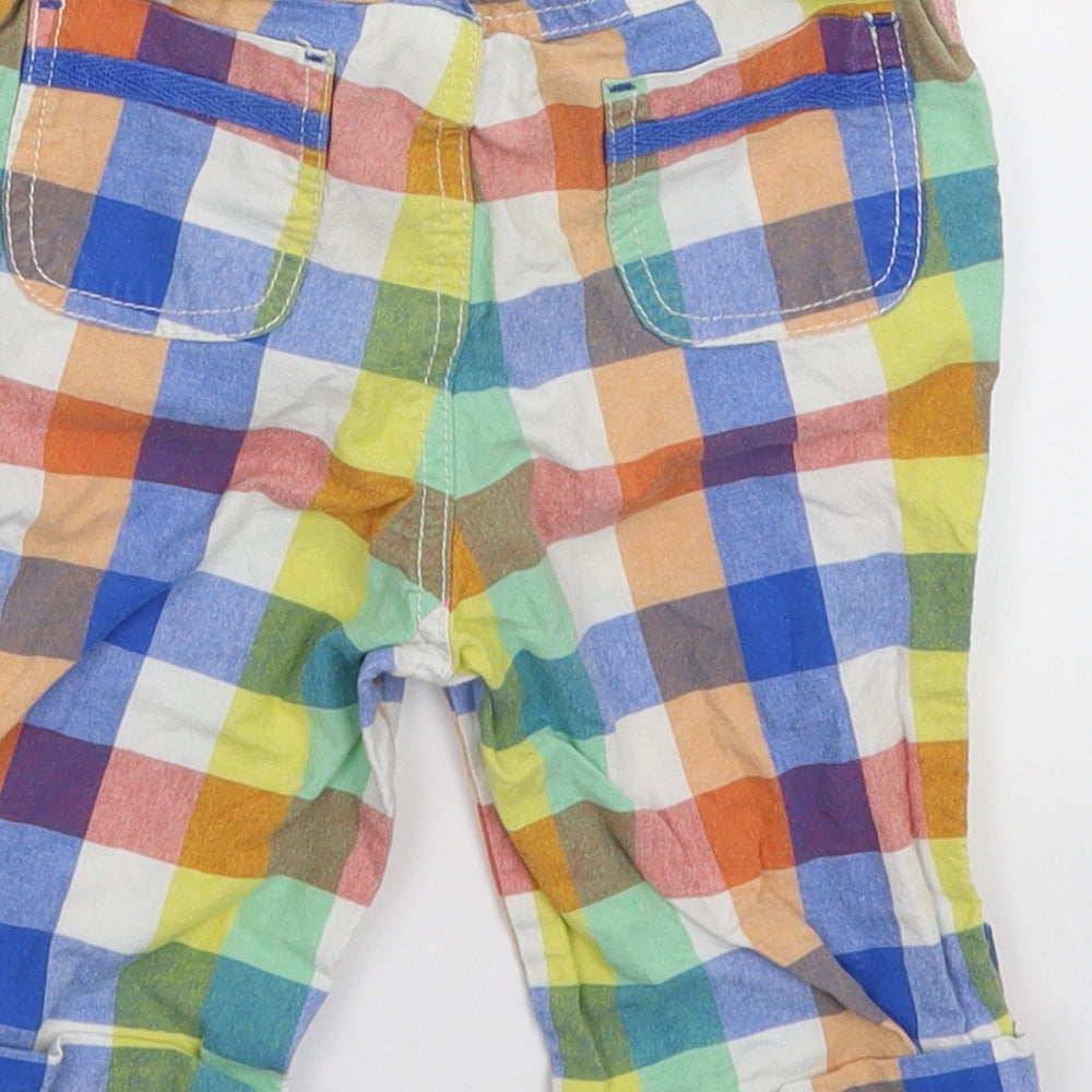 Baby Boden Boys Multicoloured Check  Capri Trousers Size 2-3 Years