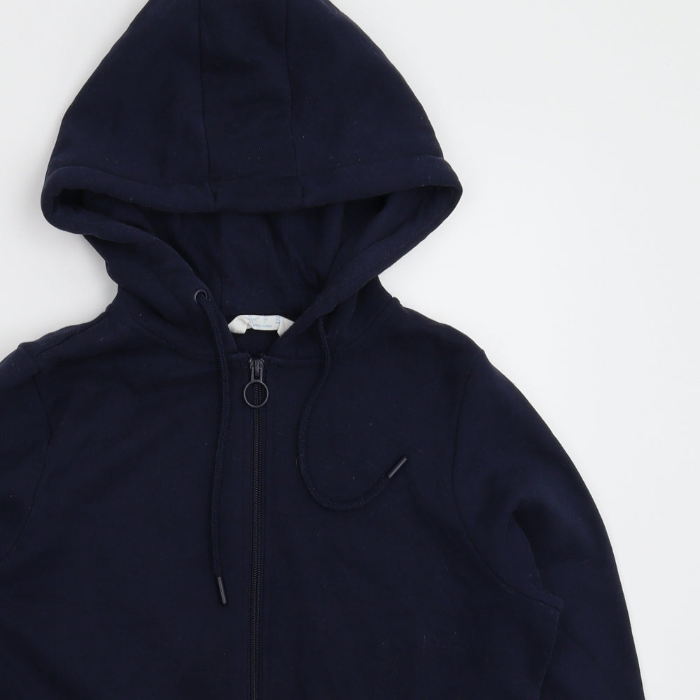 Primark Womens Blue   Full Zip Hoodie Size 8