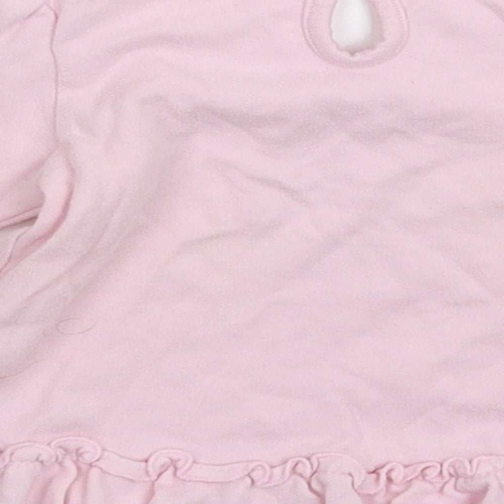 George Girls Pink   T-Shirt Dress  Size 6-9 Months