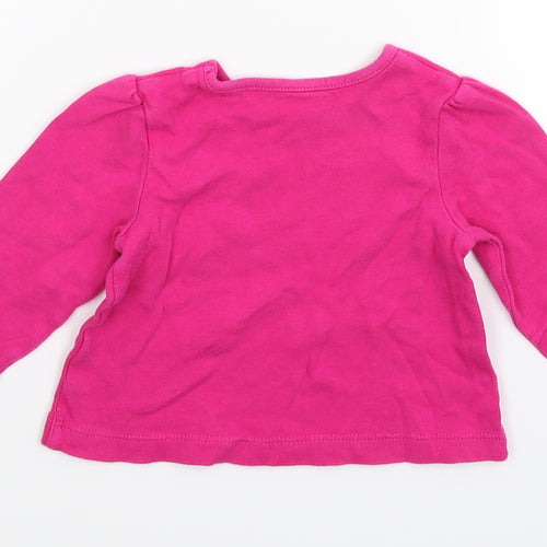 George Girls Pink   Basic T-Shirt Size 6-9 Months
