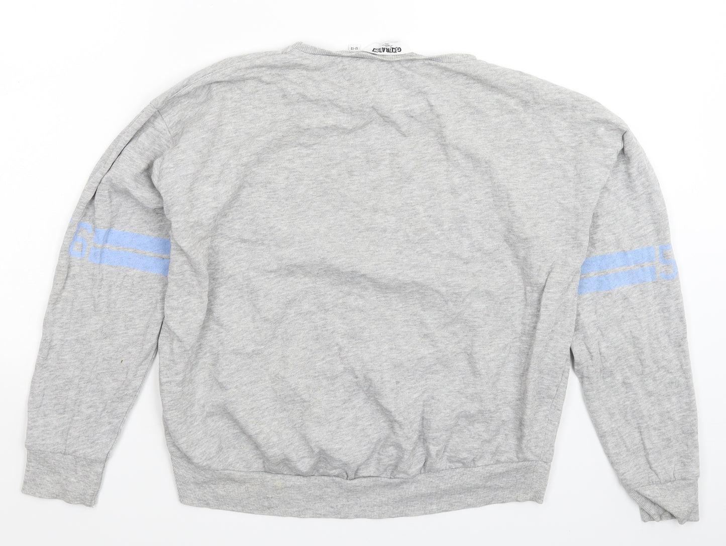 New Look Girls Grey   Pullover Sweatshirt Size 12-13 Years  - Oversized