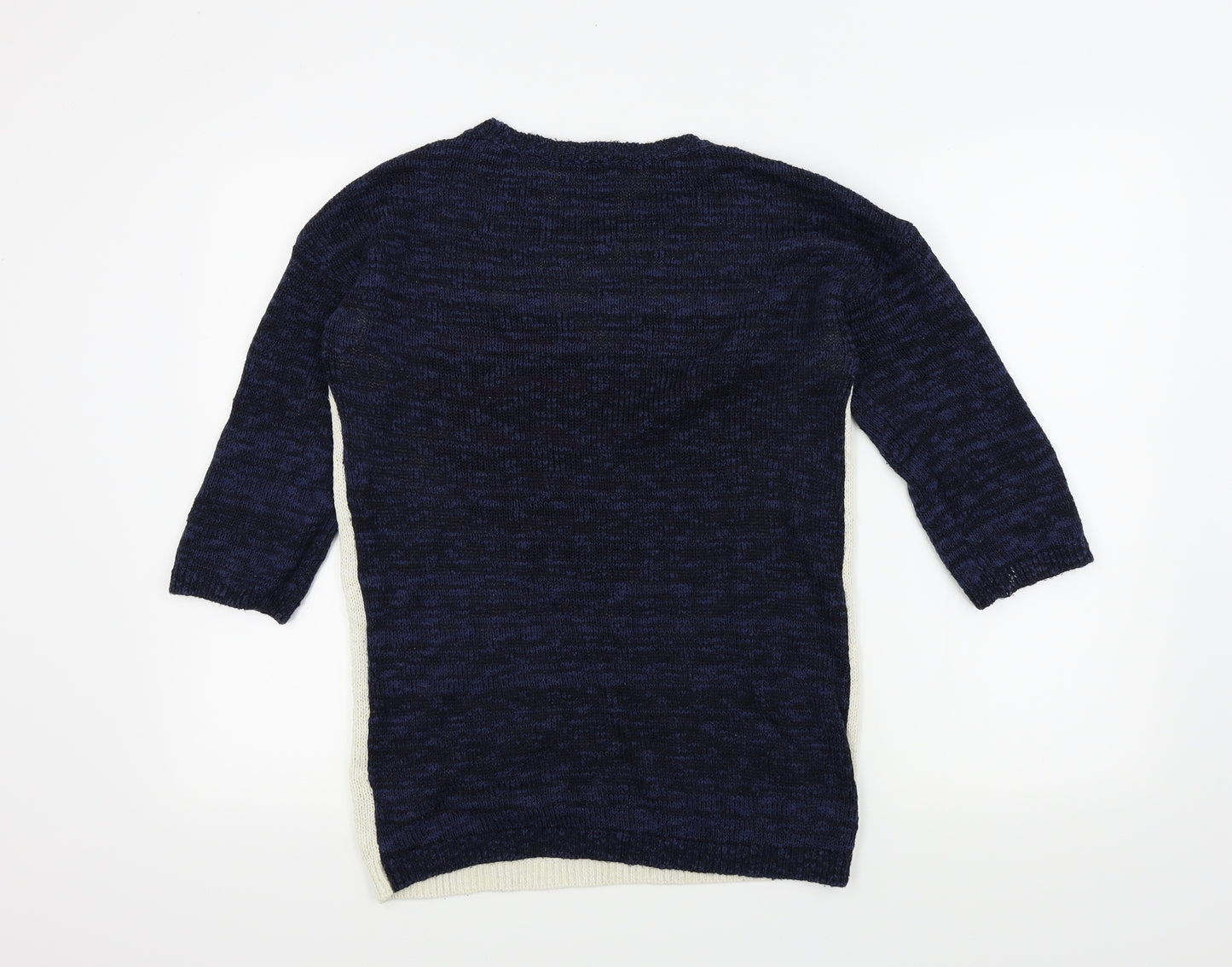 TU Womens Multicoloured Geometric  Pullover Jumper Size 8  - LOVE HEART