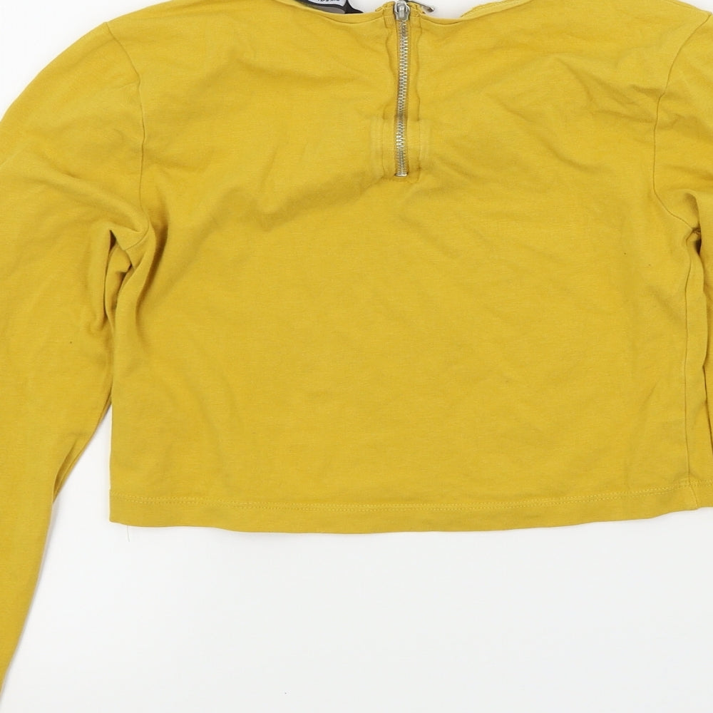 BIK BOK Womens Yellow   Basic T-Shirt Size XS