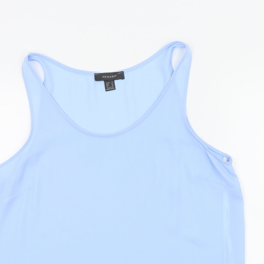 porimark Womens Blue Colourblock  Basic T-Shirt Size 14