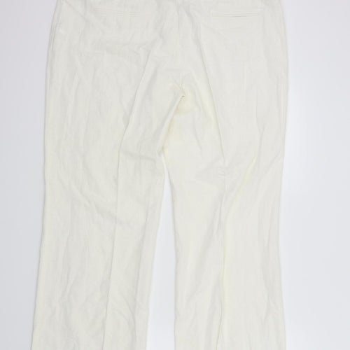 Autonomy Womens White   Dress Pants Trousers Size 18 L29 in