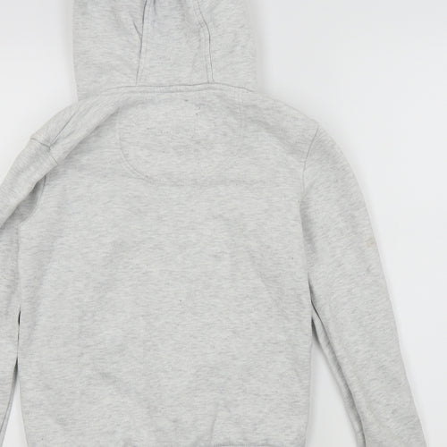 SoulCal&Co Boys Grey Colourblock  Full Zip Hoodie Size 8 Years