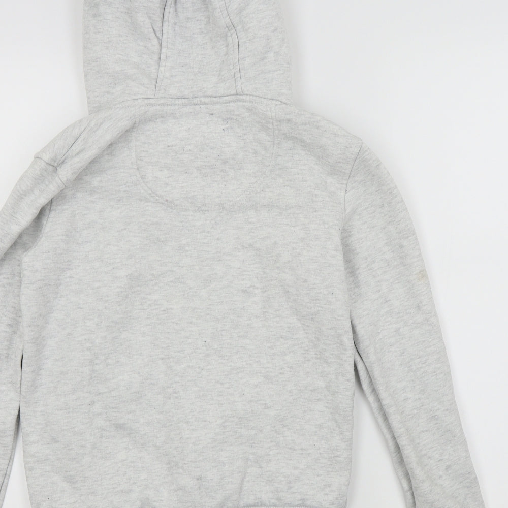 SoulCal&Co Boys Grey Colourblock  Full Zip Hoodie Size 8 Years